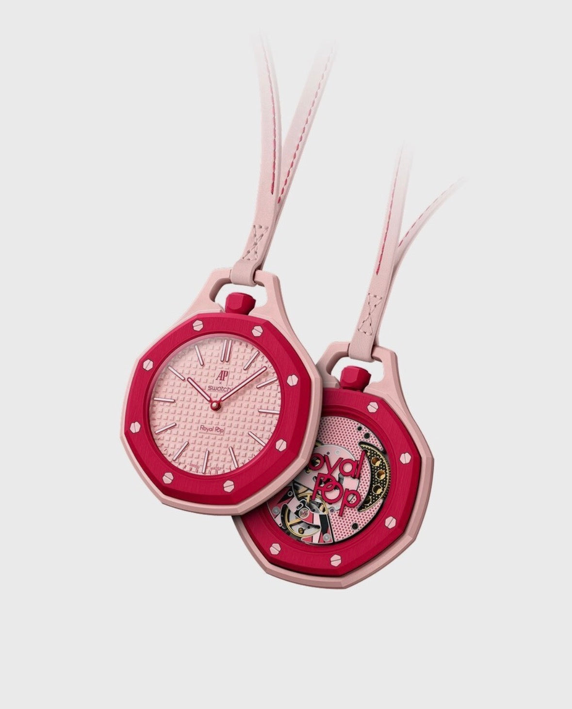 Swatch x Audemars Piguet Royal Pop Otto Rosso Pink SSX03R100N